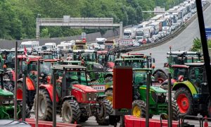 European Polls French Spanish Farmers Block Border