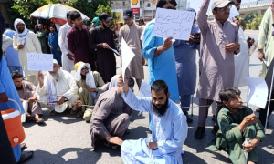In Pictures Blinds Persons Stage Protest in Rawalpindi