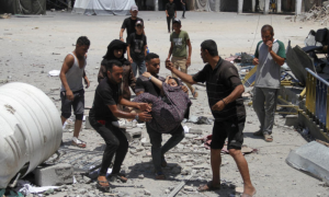 Israeli Airstrike on UN Aid Center in Gaza Kills Eight Palestinians