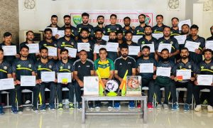 Pakistan Football Federation, PFF, refresher course, talent acceleration course, Rawalpindi, Army Sports Directorate,