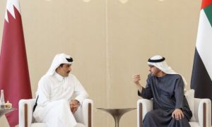UAE President and Qatar Ruler Discuss US Presidents Gaza Peace Plan