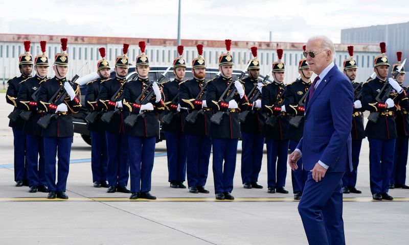 President Joe Biden, France, D-Day, US commitment, European allies, democratic values, Donald Trump, France, World War II,