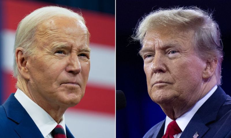 Biden and Trump Debate, Presidential Debate, US, Joe Biden, Donald Trump, CNN Headquarters, Atlanta, Elections