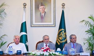 Pakistan, Deputy Prime Minister, Foreign Minister, Ishaq Dar, Steering Committee Meeting, outsourcing, Islamabad, Karachi, Lahore airport,