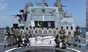 Pakistan Navy, narcotics, North Arabian Sea, ISPR, anti-narcotics operation,