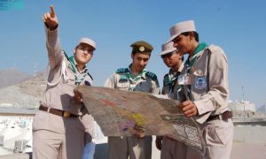 Saudi Arabian Scouts Association, volunteer opportunities, Dr. Abdulrahman Al-Mudayris, public service camps, Makkah
