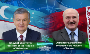 Belarusian, President, Aleksandr Lukashenko, Uzbekistan President, Shavkat Mirziyoyev,