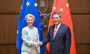 Chinese Premier Li Qiang, Ursula von der Leyen, European Commission, European Union,