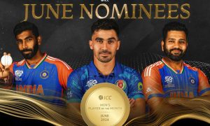 Afghanistan, Rahmanullah Gurbaz, ICC, Player of the Month, Jasprit Bumrah, Rohit Sharma, T20 World Cup, USA,