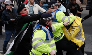 London police, pro-Palestinian protesters, UK's government, arms sales to Israel, Labour government, Israel's military operations, Gaza