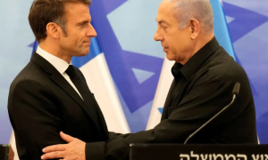 Macron, Netanyahu, Hezbollah, Escalation