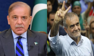 Pakistan PM Congratulates Pezeshkian on His Victory in Irans Presidential Election