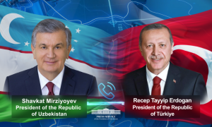 Turkiye Uzbekistan Presidents Discuss Bilateral Ties Regional Issues