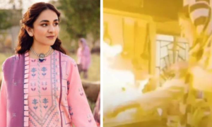 Yumna Zaidi Remains Safe in Fire Incident During Shooting