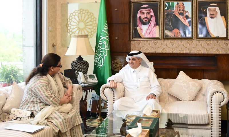 Pakistan, Saudi Arabia, information technology, telecommunications sector, Shaza Fatima Khawaja, Saudi Ambassador, Nawaf bin Saeed Ahmad Al-Malkiy