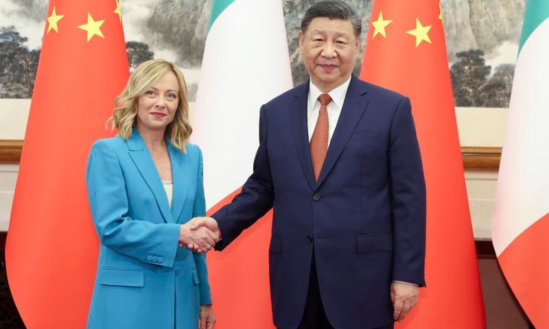 Xi chiede di rafforzare la cooperazione tra Cina e Italia