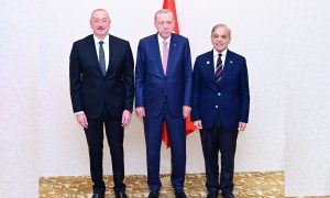 Pakistan’s Prime Minister, Shehbaz Sharif, Kazakhstan, trilateral cooperation, Turkiye, Azerbaijan, Tayyip Erdogan, President Ilham Aliyev, SCO Summit, Astana,