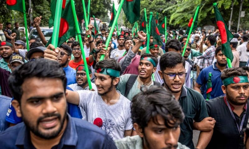 Bangladesh, Ripples in Bangladesh are very strong. It is not easy to predict the future unfolding at this stage. For many, the rapid spread of student protests is quite meaningful. It was not expected that protest against reinstatement of controversial job quota would eventually lead to ouster of Sheikh Hasina Wajid. The swift culmination of 15 years long rule in the form of an unceremonious resignation is being viewed through different lenses. As expected, India was the first destination of Sheikh Hasina Wajid after fleeing from Bangladesh. She is still there and reportedly striving to find a decent shelter in exile to properly dress up her political wounds. Her escape-style departure to Agartala makes perfect sense due to the strong Indian influence on the politics of the Awami League. Loud victory jubilation in the camp of protesting students is also understandable, however, the degree of violence observed in their campaign disclosed a disturbing side of the whole episode. Surprisingly students started dictating some important action after successfully dismantling the Hasina Wajid led government of the Awami League. First students demanded immediate dissolution of parliament and a lead role for Dr Younus in interim or caretaker setup. Both these demands were swiftly accepted. Thereafter, protesting students demanded resignation from the Chief Justice. This demand was also fulfilled. These huge successes reflect the dominance of the student movement in the new ruling regime in Bangladesh. The release of former PM Khalida Zia along with numerous imprisoned leaders of BNP and JI immediately after the departure of Hasina Wajid further supplemented the optics of the anti-Awami League buildup. It seems that prolonged suppression and a suffocated political environment brought the public onto the roads and streets against Hasina’s tyrant rule. Having no disregard for this obvious factor, it is also pertinent to carefully analyze the continuation of violence after the resignation of Hasina, the swift formulation of interim setup under Dr Younus and the appointment of a new chief justice. Awami League is complaining about violent attacks on party leaders, supporters and various premises. The demolition of the statues of Bangla Bandhu Shaikh Mujib Ur Rehman and the destruction of the liberation war museum have been reported in international media. Hatred with Awami League’s dictatorial rule has taken the legacy of Shaikh Mujib into the fold for many understandable reasons. Being a political heir of Shaikh Mujib, talented daughter Hasina adopted the same venomous course which led to the assassination of Bangla Bandhu with almost the entire family in the hands of rebellion group of army officers. Almost 24 years after the partition of sub-continent, Mujib’s Awami League parted ways from two nation theory and opted to exist as Bangladesh in 1971. This transformation took place with close support and invasion of Indian army. Awami League’s government could only survive hardly for four years due to the parallel mafia-style rule of Mukti Bahini. After the assassination of Mujib, Bangladesh went under military rule and witnessed many phases of political turbulence. However, Hasina managed to revive the legacy of Mujib in 2009 which concluded unceremoniously with protestors demolishing the liberation memorial monuments in 2024. The President of Bangladesh cancelled the holiday on the assassination anniversary of founding father Shaikh Mujib earlier scheduled as a national event on 15th August. It is apparent that after taking refuge from two nation theory in 1971, now Bangladesh is getting rid of the hateful legacy of the Awami League as well which revolved around over exaggerated stories of pre-71 exploitation, bulldozing of political dissent with violence and pro-Indian policies. This deviation from the traditional anti-Pakistan narrative is pinching India where Awami League under Hasina Wajid has always been considered an asset in the region. Though some optimistic quarters interpret growing anti-Awami League sentiments as sign of reviving positivity towards Pakistan, however, geographical hurdles and strong Bengali nationalism indicates a different unfolding. Saner quarters in Bangladesh have understood how India exploited Bengali nationalism to settle the score of the 1947 partition. Indian official stance on dismantling Hasina Wajid’s regime is cautiously calculated. However, numerous Indian social media platforms have started threatening Bangladesh on the pretext of attacks on Hindus during anti-Awami League protests. These Indian accounts are meaningfully warning Bangladesh of serious consequences including balkanization. Why Bengali nationalism is irking India now once the same very spirit was pitched through Mujib led Awami League to dent the two-nation theory in East Pakistan. Interestingly, a dubious Indian news platform released the statement of Hasina Wajid in which she blamed the USA for her ouster amid refusal to establish a base on an island. Later, Hasina Wajid’s son stationed in the USA declared this statement fake. Some pieces of this sinister mosaic are still missing. However, it is obvious that strong Bengali nationalism is posing a threat to Hindu nationalism which it once posed to two nation theory. How India would respond to any call for the unification of Bengal on the basis of common language, culture, traditions and arts? Surely, this version of Bengali nationalism would be a nightmare for India. Anxiety in New Delhi on the ouster of Hasina and the demolition of liberation war monuments in Bangladesh is quite understandable.