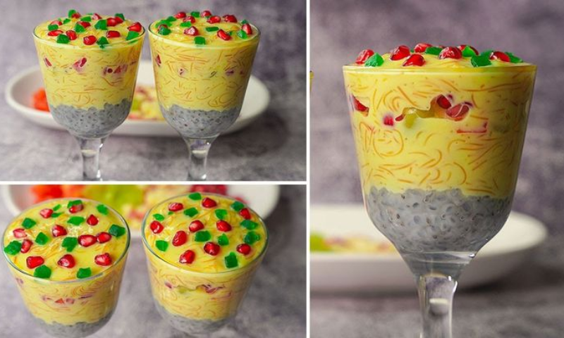 Recipe, Custard, Falooda,