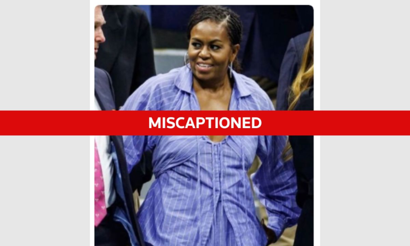 Fact Check, Viral Image, Michelle Obama, DNC