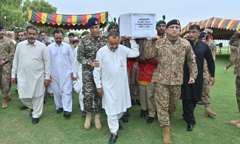 ISPR, Khawarij, Pakistan Army, Khyber District, Funeral Prayer, Lieutenant Uzair Mehmood Malik