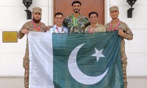 Pakistan Army, medals, International Military Sports Council, World Military Cadet Games, Inter Services Public Relations, ISPR, Caracas, Venezuela, Gold Medal, Silver Medal,