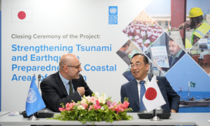 Japan, UNDP, PDMA, Tsunami, Earthquake, Coastal Areas, Pakistan,