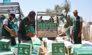 KSrelief, Food Baskets, Health Kits, Syria