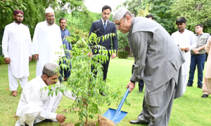 Climate Change, President, Zardari, Pakistan, Monsoon Tree Plantation Campaign, Benazir Bhutto, Sindh,