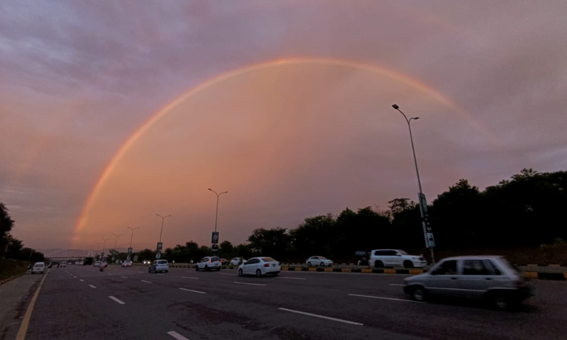 Rainbow, Islamabad, Weather, Rain, Sky