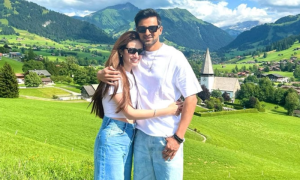 Sana Javed, Shoaib Malik, Scenic Views, Switzerland