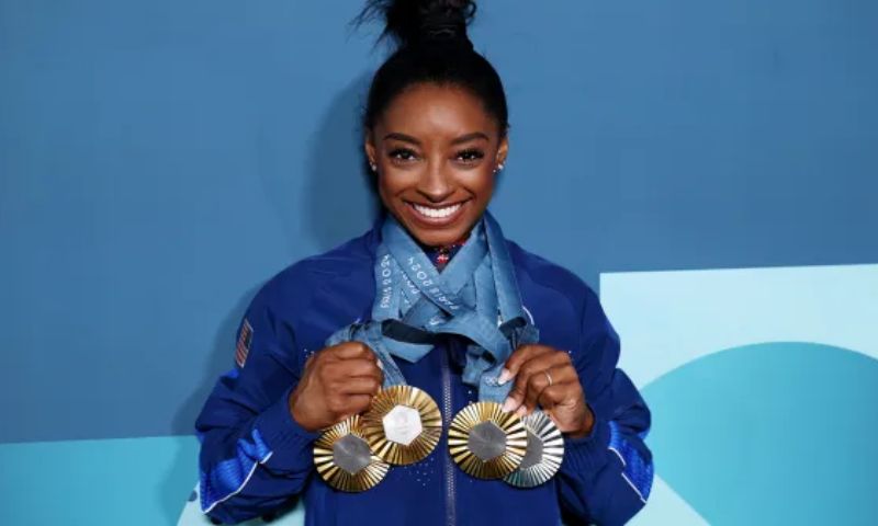 Simone Biles shines at the closing ceremony of the Paris Olympics and paves the way for LA 2028