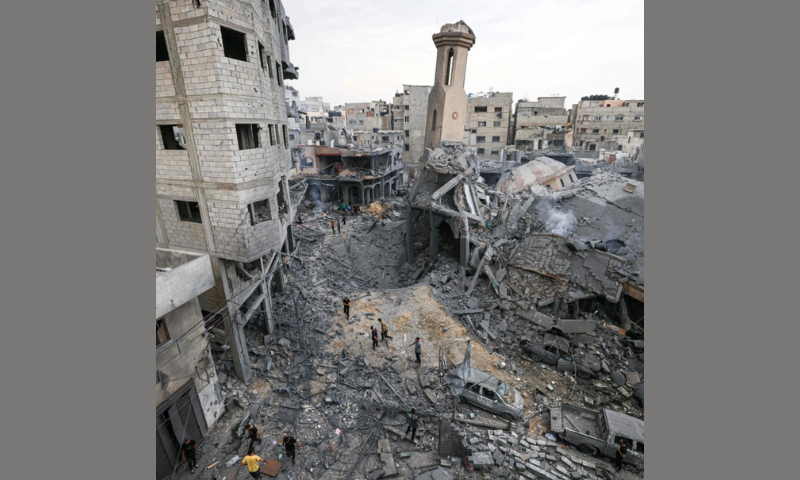 Gaza Buildings, Destroyed, War, UN