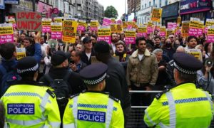 anti-racism protesters, UK, far-right, Southport knife attack, London, Glasgow, Belfast, Manchester