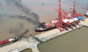 China, Explosion, Ningbo-Zhoushan port, Ship, Fire, Zhejiang,