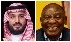 Saudi Crown Prince, South African, President, Prime Minister, Prince Mohammed bin Salman, Cyril Ramaphosa