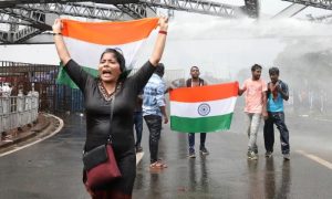 India police fire tear gas, water cannon at protesters