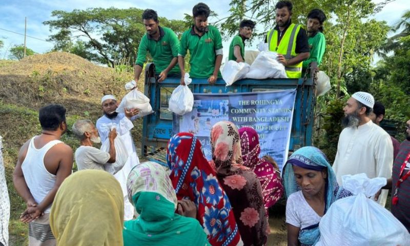 Rohingya refugees, emergency aid, Bangladesh, floods, monsoon rains, Tripura, Feni, Cumilla, Chattogram, Khagrachari, Noakhali,