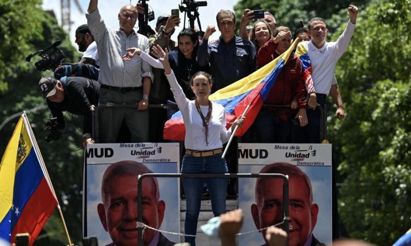 Venezuela, army, President Nicolás Maduro, María Corina Machado, Edmundo González Urrutia, French President,