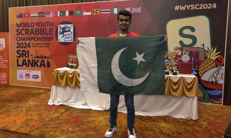 Pakistan, Affan Salman, World Youth Scrabble Championship, Sri Lanka, Colombo, Australia, Bahrain, Canada, England, Hong Kong, India, Indonesia, Kenya, Kuwait, Malaysia, New Zealand, Nigeria, Oman, Pakistan, Philippines, Qatar, Singapore, South Africa, Sri Lanka, Thailand, Trinidad, Tobago, United Arab Emirates, United States