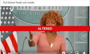 Fact Check, Altered Video, Karine Jean-Pierre, Trump, Threat, Question