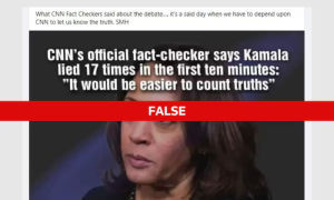 Fact Check, CNN, State, Harris, False Claims, Debate