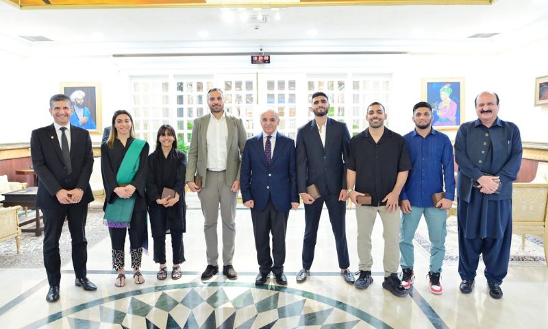 Athletes, Pakistan Mixed Martial Arts, Prime Minister, Shehbaz Sharif, Islamabad,