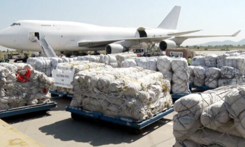 Pakistan, relief consignment, medical supplies, Palestine, Foreign Office spokesperson, Karachi,