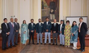 Pakistani delegation, Paris Paralympic Games, Pakistani Embassy, Paris, Ambassador Asim Iftikhar Ahmad, Paralympic Games,