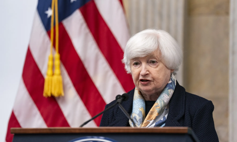 Yellen, Treasury, Tests, Positive, COVID-19, Work from Home