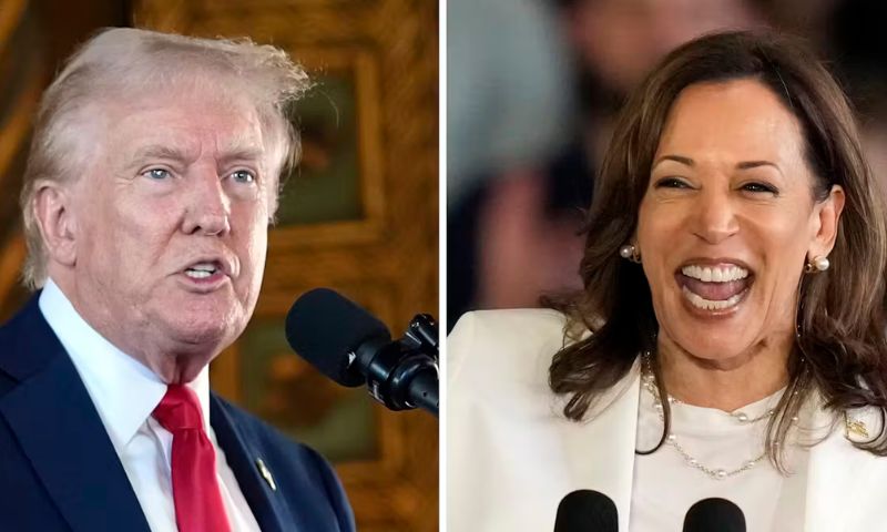 Republican, Donald Trump, voters, Arizona, Georgia, North Carolina, presidential election, US Vice President, Kamala Harris,