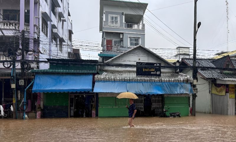 Myanmar, Flooding, Rainfall, Weather, Thailand, Tachileik, Mae Sai, Climate Change