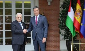 Spanish, Palestinian, President Mahmud Abbas, Prime Minister, Pedro Sanchez, Middle East, Lebanon, Israel, Gaza