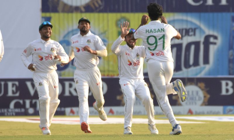 Pakistan, Bangladesh, Rawalpindi, Test, Cricket, Rain, Litton Das, Mehidy Hasan Miraz, Khurram Shahzad